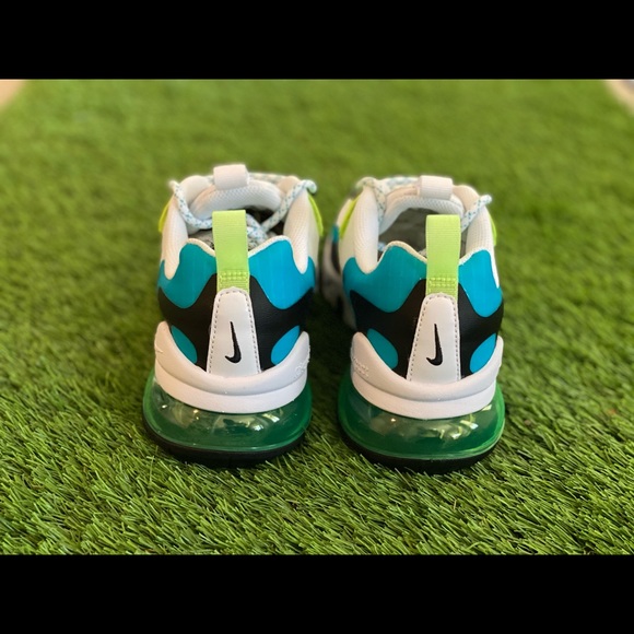 Nike Air Max 270 React Oracle Aqua Black white GN - Picture 3 of 5